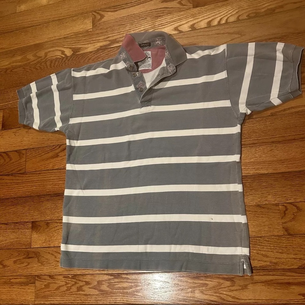 Vintage Salty Dogs X GANT Striped Polo